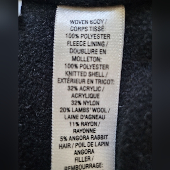 Old Navy Puffer Vest Nordic Knit Accent EUC Size Small - Picture 7 of 7